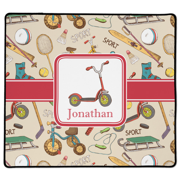 Custom Vintage Sports XL Gaming Mouse Pad - 18" x 16" (Personalized)