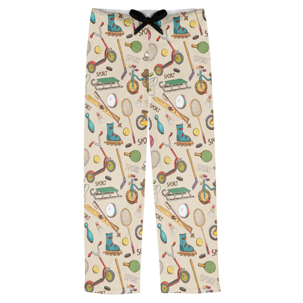 Custom Vintage Sports Mens Pajama Pants - XS