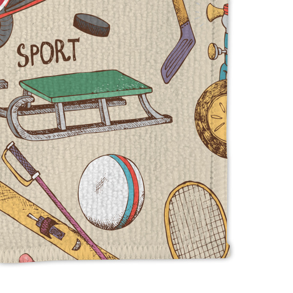 Vintage Sports Microfiber Dish Rag - DETAIL