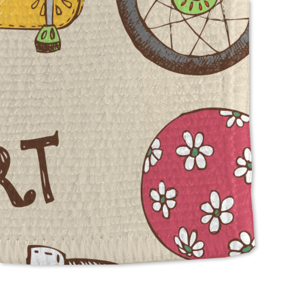 Vintage Sports Microfiber Dish Towel - DETAIL