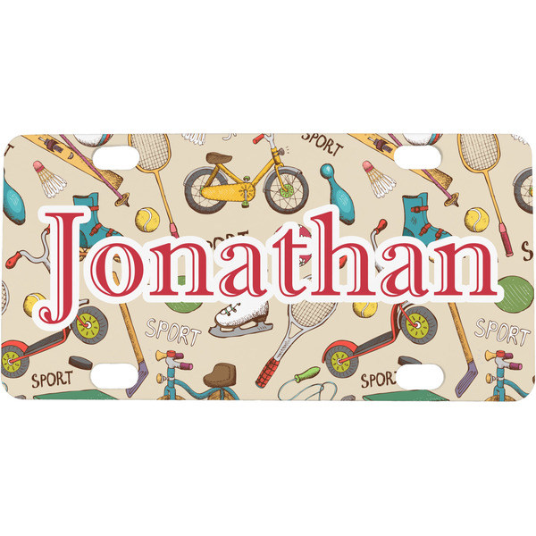 Custom Vintage Sports Mini/Bicycle License Plate (Personalized)