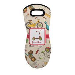 Vintage Sports Neoprene Oven Mitt w/ Name or Text