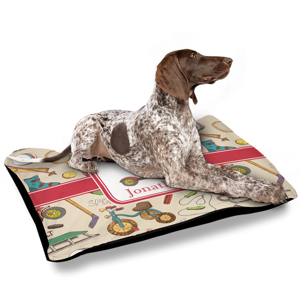 Vintage Sports Outdoor Dog Beds - Large - IN CONTEXT