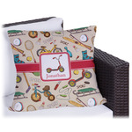 Vintage Sports Outdoor Pillow (Personalized)