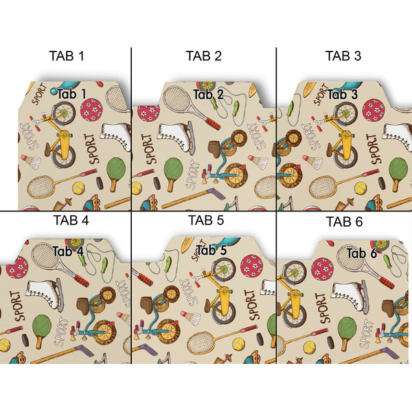 Vintage Sports Page Dividers - Set of 6 - Approval