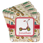 Vintage Sports Paper Coasters w/ Name or Text