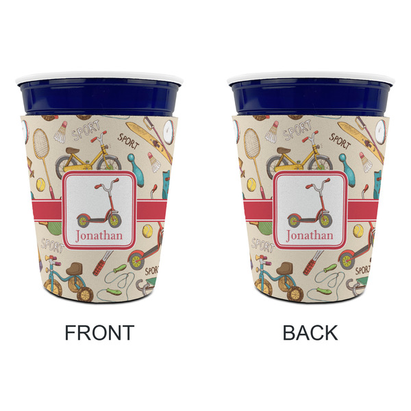 Vintage Sports Party Cup Sleeves - without bottom - Approval