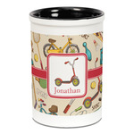 Vintage Sports Ceramic Pencil Holders - Black