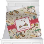 Vintage Sports Minky Blanket (Personalized)