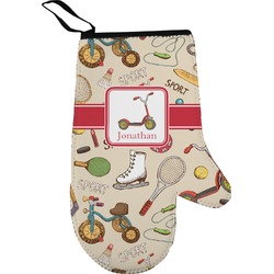 Vintage Sports Oven Mitt (Personalized)