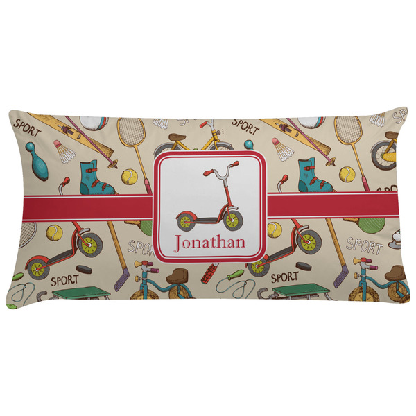 Custom Vintage Sports Pillow Case (Personalized)