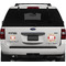Vintage Sports Personalized Square Car Magnets on Ford Explorer