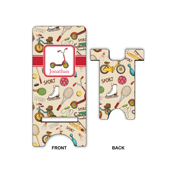 Vintage Sports Phone Stand - Front & Back