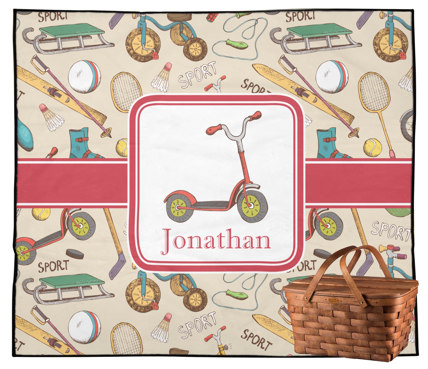 YouCustomizeIt Picnic Blanket