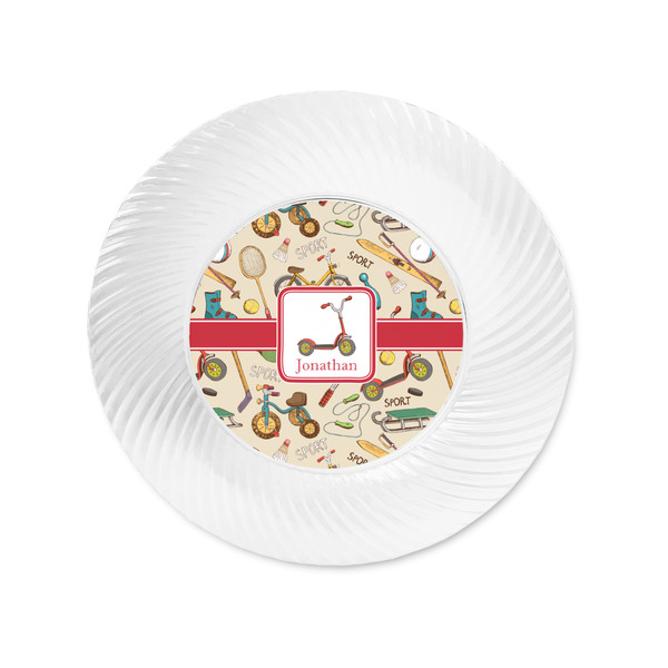 Vintage Sports Plastic Party Appetizer & Dessert Plates - Approval