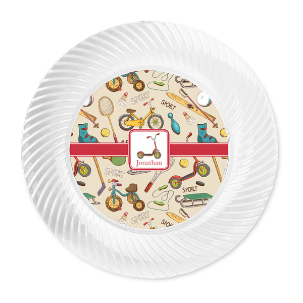 Vintage Sports Plastic Party Dinner Plates - Approval