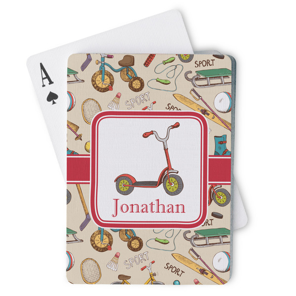 Custom Vintage Sports Playing Cards (Personalized)
