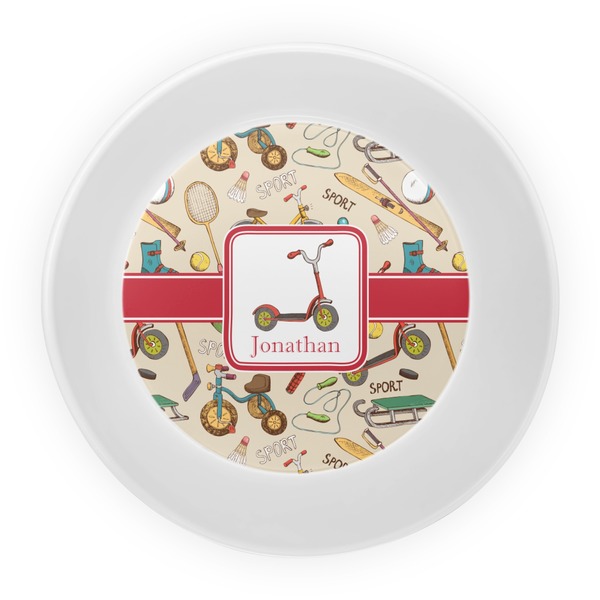 Vintage Sports Melamine Bowl - Center