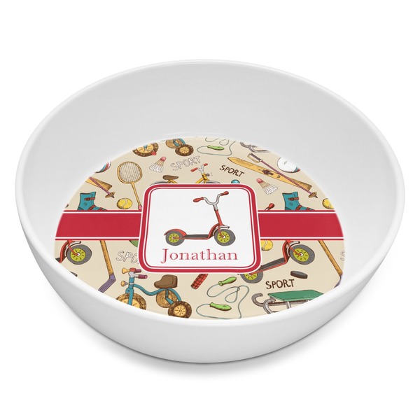 Custom Vintage Sports Melamine Bowl - 8 oz (Personalized)