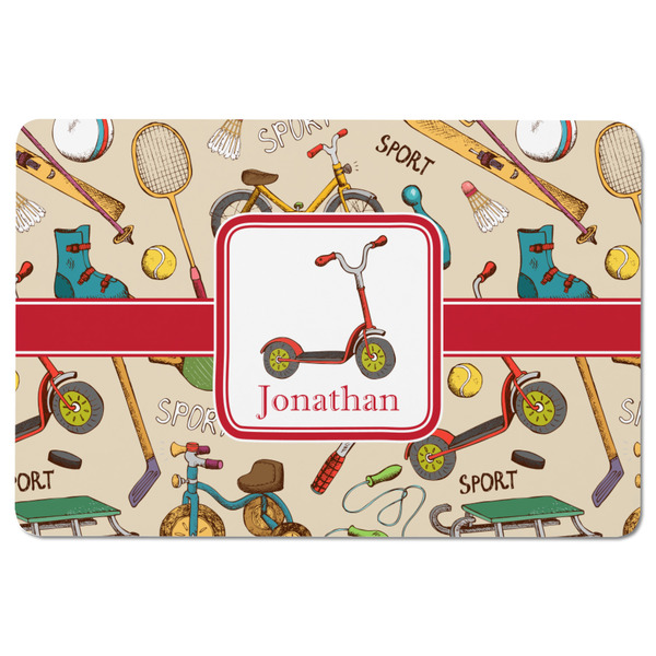 Vintage Sports Rectangular Fridge Magnet - FRONT