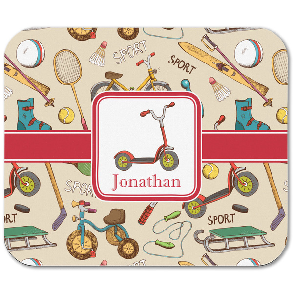 Vintage Sports Rectangular Mouse Pad - APPROVAL