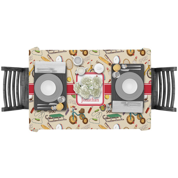 Vintage Sports Rectangular Tablecloths - LIFESTYLE