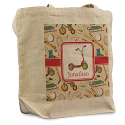 Vintage Sports Reusable Cotton Grocery Bag (Personalized)