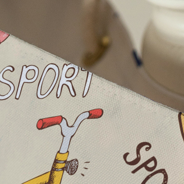 Vintage Sports Large Rope Tote - Close Up View