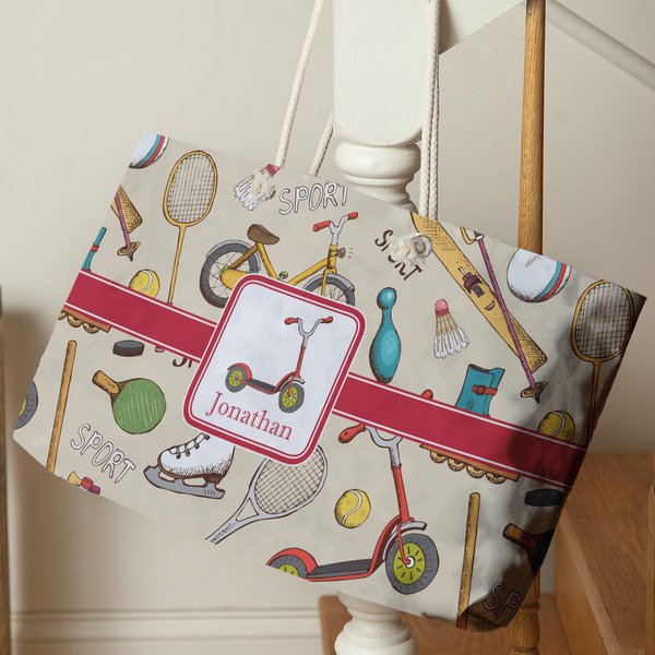 Vintage Sports Large Rope Tote - Life Style