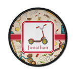 Vintage Sports Iron On Round Patch w/ Name or Text