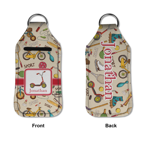 Vintage Sports Sanitizer Holder Keychain - Large APPROVAL (Flat)