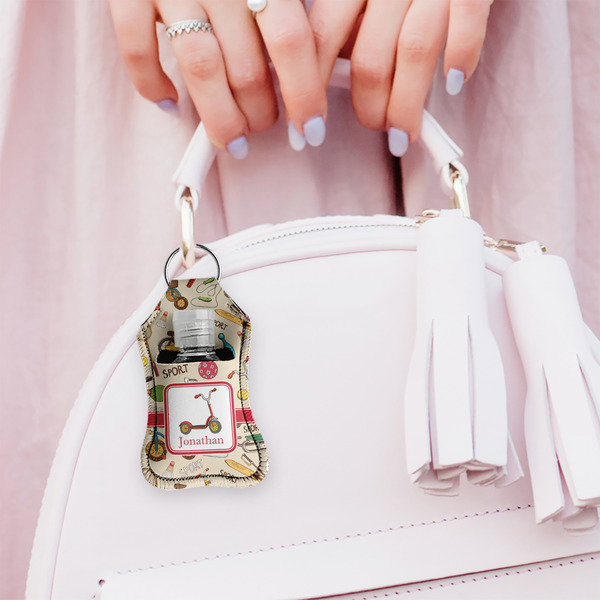 Vintage Sports Sanitizer Holder Keychain - Small (LIFESTYLE)