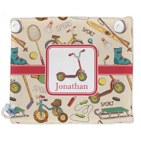 Custom Vintage Sports Security Blanket (Personalized)