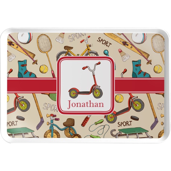 Custom Vintage Sports Serving Tray (Personalized)