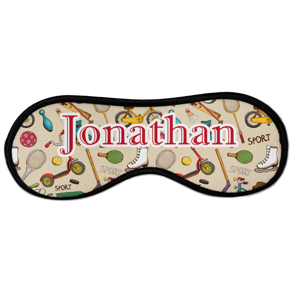Custom Vintage Sports Sleeping Eye Masks - Large (Personalized)