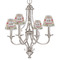 Vintage Sports Small Chandelier Shade - LIFESTYLE (on chandelier)