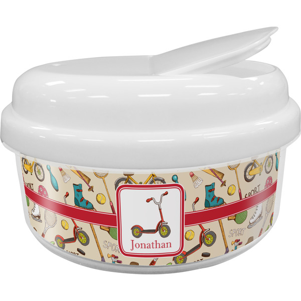 Custom Vintage Sports Snack Container (Personalized)