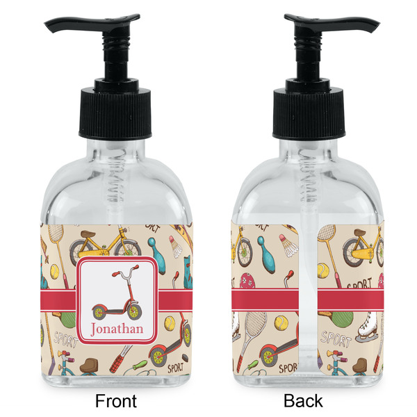 Vintage Sports Glass Soap/Lotion Dispenser - Approval