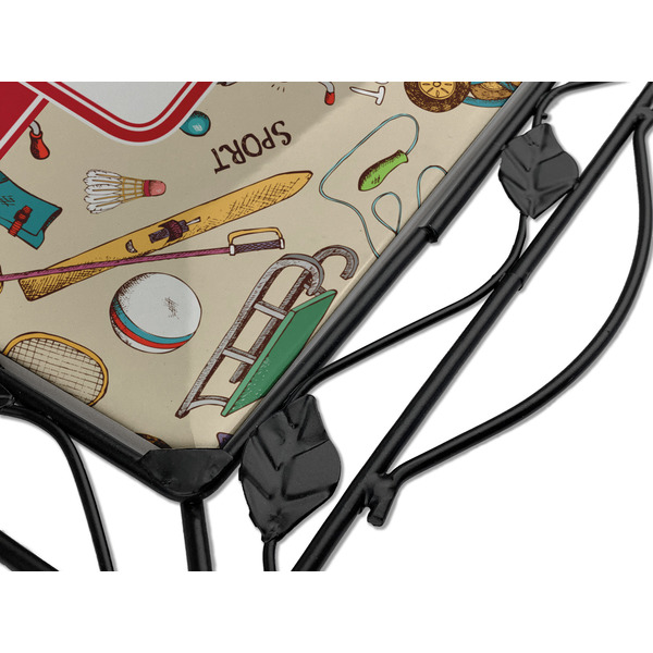 Vintage Sports Square Trivet - Detail