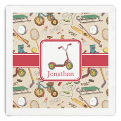 Vintage Sports Paper Dinner Napkins (Personalized)