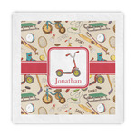 Vintage Sports Decorative Paper Napkins (Personalized)