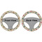 Vintage Sports Steering Wheel Cover- Front and Back