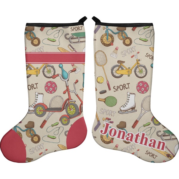 Vintage Sports Stocking - Double-Sided - Approval