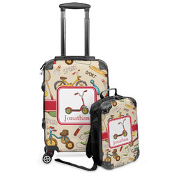 Vintage Sports Kids 2-Piece Luggage Set - Suitcase & Backpack (Personalized)