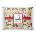 Vintage Sports Rectangular Throw Pillow Case (Personalized)