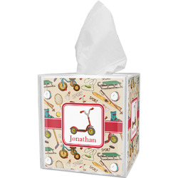 Vintage Sports Tissue Box Cover (Personalized)