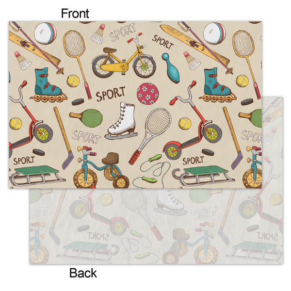 Vintage Sports Tissue Paper - Lightweight - Small - Front & Back