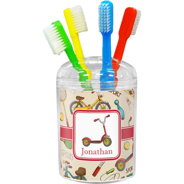 Vintage Sports Toothbrush Holder (Personalized)