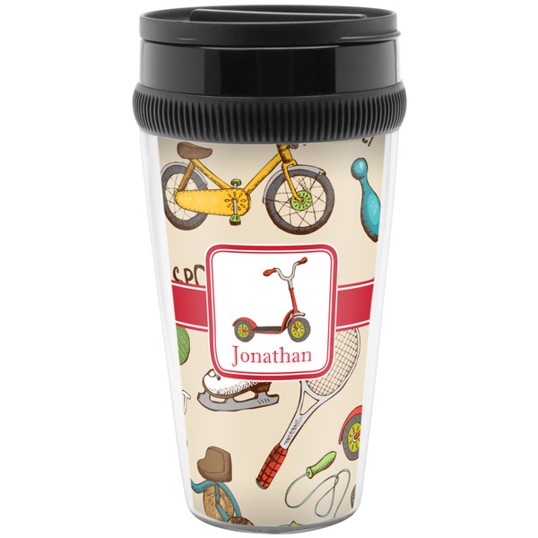 Custom Vintage Sports Acrylic Travel Mug without Handle (Personalized)