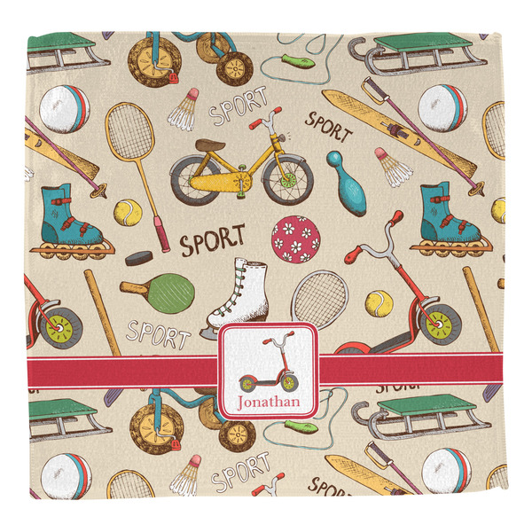 Vintage Sports Washcloth - Front - No Soap